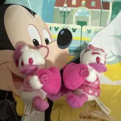 ミニーのファンダーランド ぬいぐるみチャーム ドナルド&デイジー