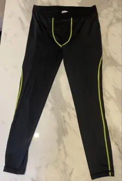 【新品未使用　COOLCORE黒/イエロー　タイツ LLサイズ】