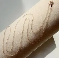 大特価！早いもの勝ち！新品 日本製 K18 ピンクゴールド ネックレス 40cm