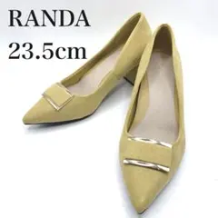 RANDA ランダ ポインテッドトゥパンプス ハイヒール23.5cm