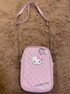 ハローキティ キルティングバッグ ピンク