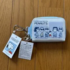 スヌーピースマートキーケース クリア窓 付きキーケース