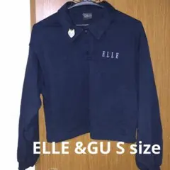 ELLE &GU クロップド丈トレーナー