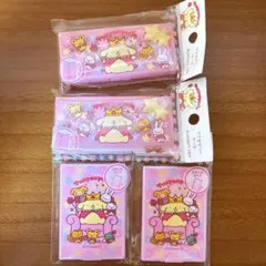 セリア ダイソー　ポムポムプリン スタンドミラー　アクセサリーケース