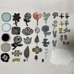 ミナペルホネン　モチーフセット⑦ 40点 おまけ付き