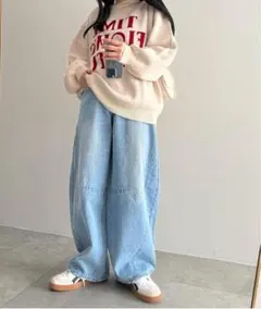 【値下げ】WEGO バレルレッグ デニムパンツ ジーンズ