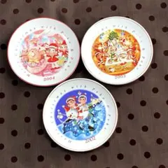 不二家クリスマスプレート 3枚セットのサムネイル