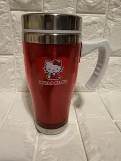 ハローキティ 保温保冷マグカップ フタ付き ステンレス レトロ 希少 サンリオ