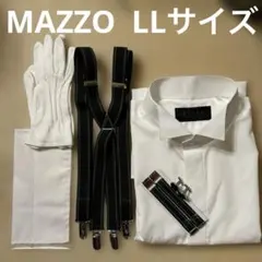 お値下げ！　MAZZO新郎小物セット！　シャツLLサイズ　ウエディング
