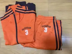 adidas トラックジャケット 古着 90s 80s オレンジ