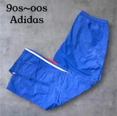 90s~00sジャパン古着 アディダス サイドジッパー付き　万国旗タグ　M