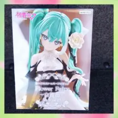 初音ミク★ ぬーどるストッパーフィギュア Flower Fairy 白薔薇