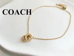 COACH ゴールド ロゴ ブレスレット