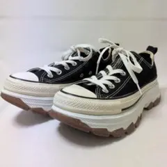 コンバース　オールスター　トレックウエーブ　厚底　スニーカー　25cm ブラック