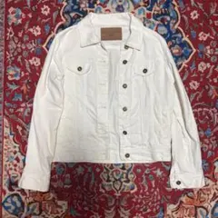 ホワイト デニムジャケット