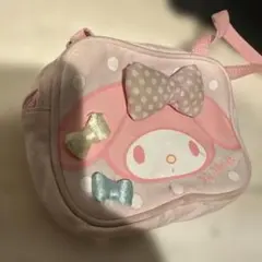My Melody マイメロディー　ポーチ　ショルダーバッグ　サンリオ　洗浄済