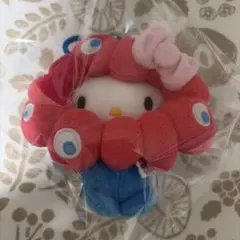 2025大阪関西万博　ミャクミャクキティちゃんぬいぐるみカラビナ付き
