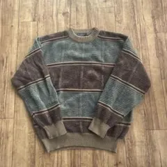 【美品】イタリア製 ヴィンテージ デザインニット セーター