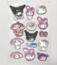 ボンボンドロップシール おすそ分け マイメロ ハローキティ しずくちゃん クロミ