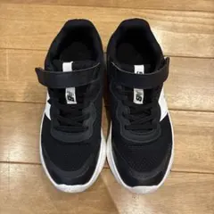 美品New Balance 20.5センチスニーカー ブラック/ホワイト