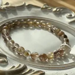 美しいタイチンルチルクォーツのブレスレット　　⑥