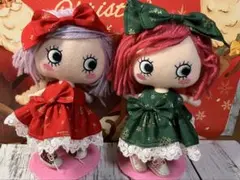 イルメールハッピードールサイズクリスマスワンピース双子コーデセット　11