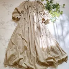 25ss】Whim Gazette シルクローンギャザーワンピース ロング - メルカリ