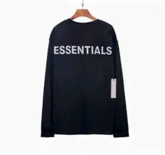 新品FOG ESSENTIALSエッセンシャルズ長袖ロンTシャツLサイズブラック