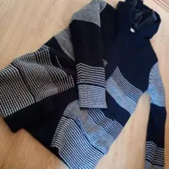 Naturalnameフード付きカーディガン