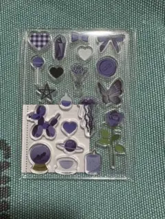 フクヤ　キャラ福くじ　おなまえカスタム　Purple アスター