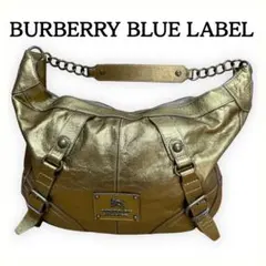 BURBERRY BLUE LABEL ワンショルダーバッグ ゴールド 稀少