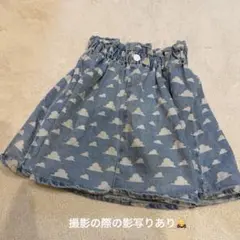 Littc トイ・ストーリー 雲柄スカート130㎝