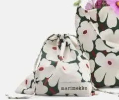 マリメッコ　日本限定　ミニウニッコ ポーチ　巾着