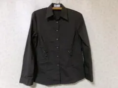 103145 GERARD DAREL 東京スタイル　長袖シャツ　茶色　11のサムネイル