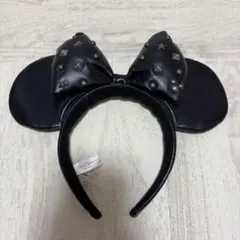 ディズニー ミニーちゃん スタッズ付き カチューシャ