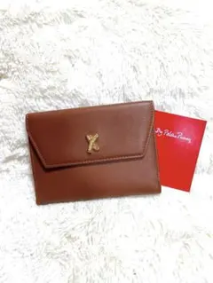 【Paloma Picasso】新品未使用！折り財布 キャメルのサムネイル