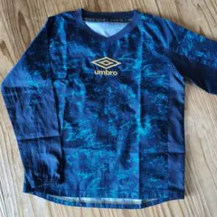 umbro 長袖ピステ 青・黒　160
