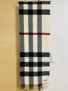 BURBERRY　大判チェック　カシミア　マフラー