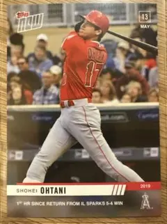 大谷翔平　topps now 2019