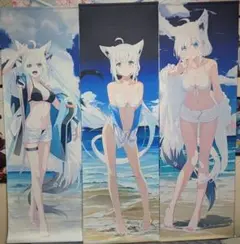 c104】白上フブキ 等身大タペストリー ホロライブ 凪白みと - メルカリ