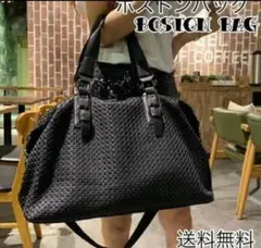 ショルダーバッグ　ボストンバッグ　メッシュ　旅行バッグ　スポーツ　大容量ブラック