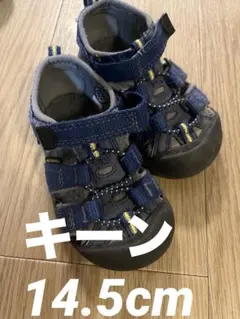 KEEN ネイビー サンダル ベルクロ