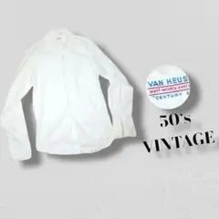 ▪️50s VAN HEUSEN バン ヒューゼン ビンテージ ワイシャツ 白