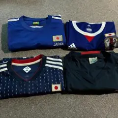 【4枚セット】サッカー　日本代表　ユニフォーム　久保　香川　武藤　長谷部