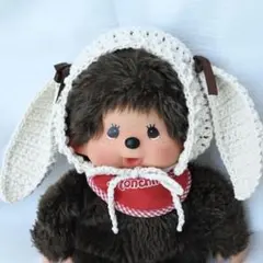 ぴょん　モンチッチ　Mサイズ　服　帽子 OVERRIDE x Monchhichi BADGE CAP | 57cm～59cm(98) LT BLUE (75