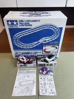 タミヤ ミニ四駆 オーバルホームサーキット＆マシン2台セット
