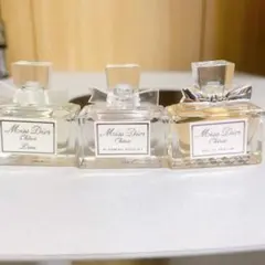 クリスチャンディオール　ミスディオールオードトワレ3本　香水　ミニボトル5ml
