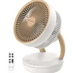 MYCARBON サーキュレーター 扇風機 本体 ホワイト 木目調