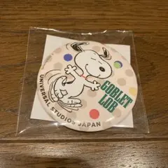 USJ 缶バッジ　スヌーピー