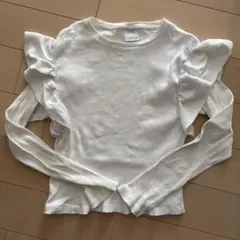 ZARA ホワイト 長袖カットソー 13-14歳